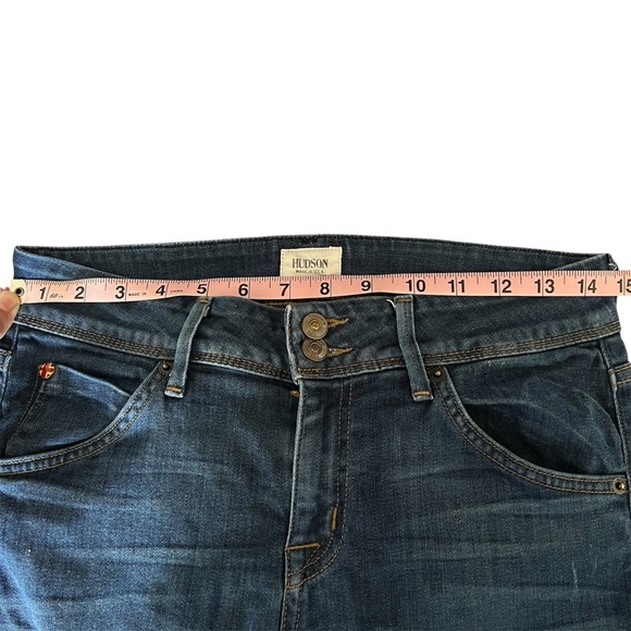 Hudson Straight Classic Blue Denim Jeans-Women’s - Picture 8 of 8